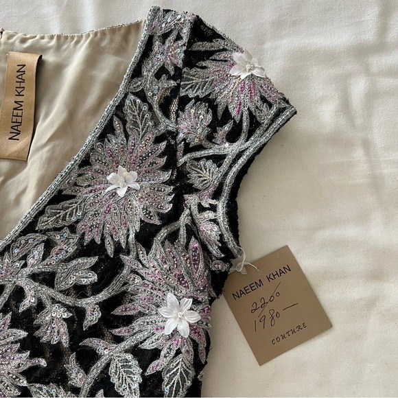 Couture Naeem Khan Evening Gown w/ Beadwork - Picture 17 of 17